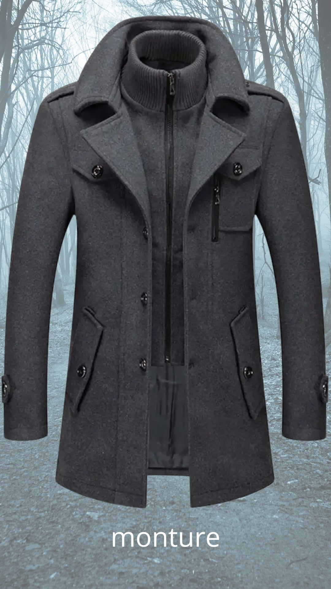 Monture | Tweedelige Winterjas voor koude dagen